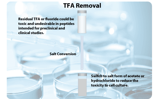 TFA removal peptide synthesis service