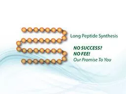 Long peptide synthesis